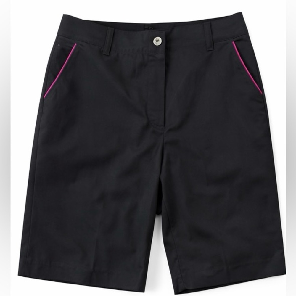 EP Pro Black Athletic Shorts with Pink Trim
